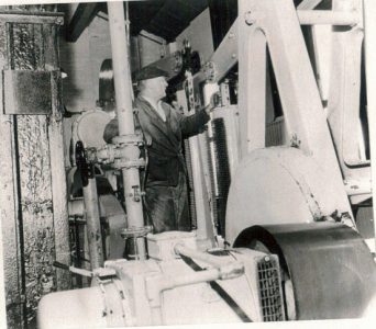 1966 pump with operator Tom Lightfoot